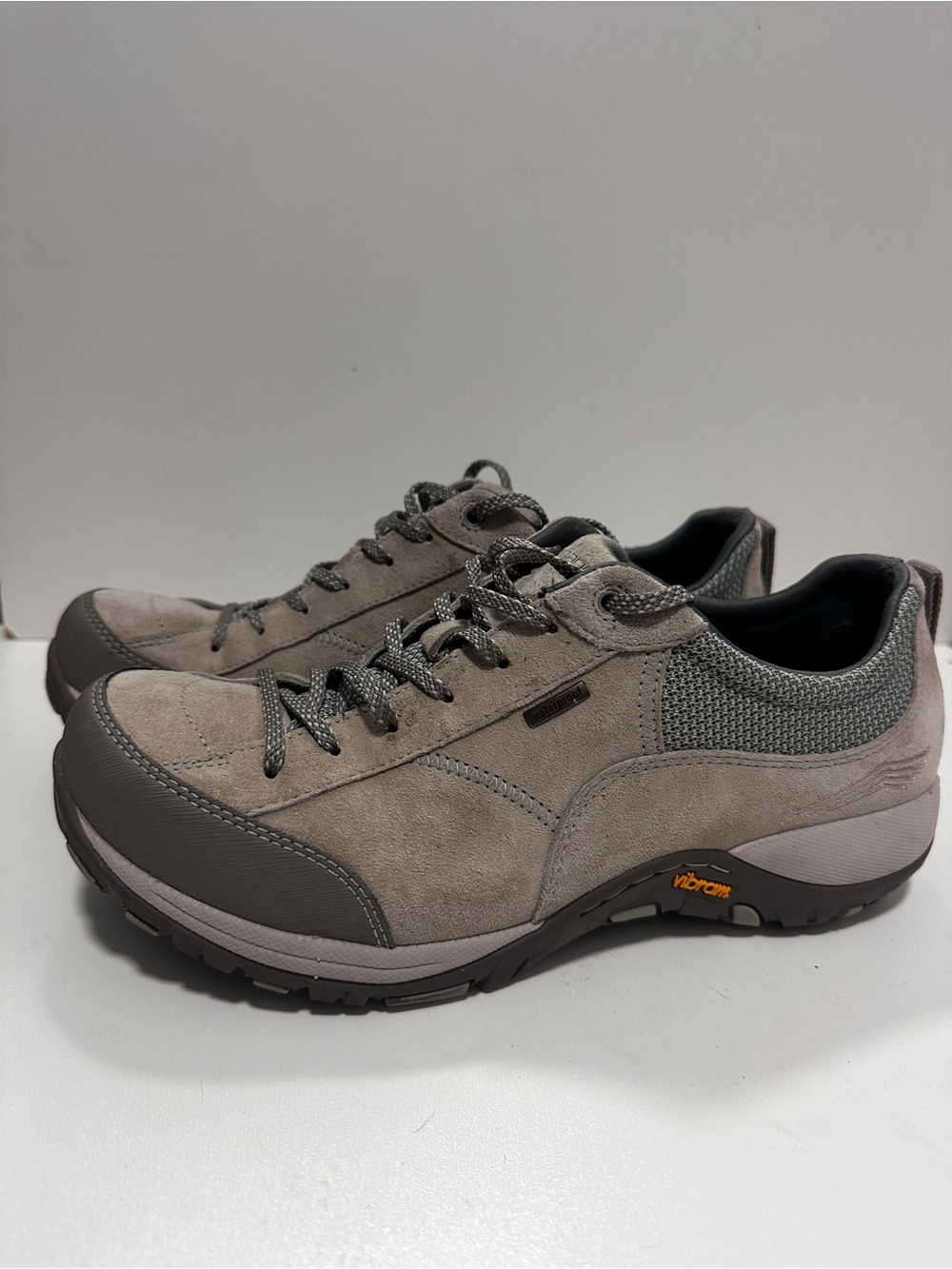 Dansko Paisley  Casual Suede Lace-Up Walking Shoes - Gray